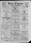 Dover Express Friday 05 February 1886 Page 1