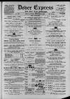 Dover Express Friday 12 November 1886 Page 1