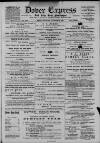 Dover Express Friday 28 October 1887 Page 1