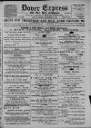 Dover Express Friday 23 December 1887 Page 1