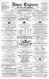 Dover Express Friday 04 January 1889 Page 1