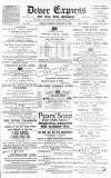 Dover Express Friday 11 January 1889 Page 1