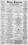 Dover Express Friday 16 January 1891 Page 1