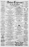 Dover Express Friday 30 January 1891 Page 1