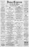 Dover Express Friday 16 October 1891 Page 1