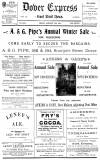 Dover Express Friday 25 January 1901 Page 1