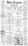 Dover Express Friday 31 January 1902 Page 1