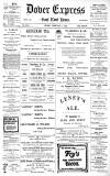 Dover Express Friday 07 February 1902 Page 1