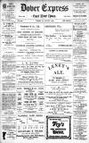Dover Express Friday 28 August 1903 Page 1