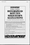 Friday 31st July 1987 f Page 17 PUBLIC NOTICE HOVERSPEED REFUTES soucrroR’s ALLEGATIONS A STATEMENT FROM THE MANAGING DIRECTOR ON