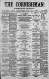 Cornishman Thursday 02 March 1882 Page 1
