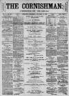 Cornishman Thursday 03 January 1884 Page 1