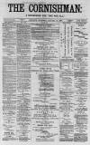 Cornishman Thursday 13 January 1887 Page 1