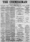 Cornishman Thursday 24 March 1892 Page 1