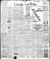 Lincolnshire Echo Monday 03 April 1911 Page 1