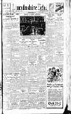 Lincolnshire Echo Monday 25 September 1933 Page 1