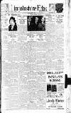 Lincolnshire Echo Tuesday 07 November 1933 Page 1