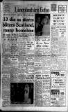 Lincolnshire Echo Monday 15 January 1968 Page 1