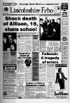 Lincolnshire Echo Wednesday 12 March 1986 Page 1