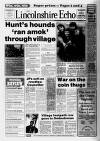 Lincolnshire Echo Monday 22 February 1988 Page 1