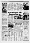 Lincolnshire Echo Wednesday 22 November 1989 Page 18