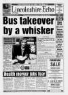 Lincolnshire Echo Monday 25 January 1993 Page 1