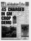 Lincolnshire Echo Monday 02 August 1999 Page 1