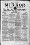 Surrey Mirror Saturday 08 November 1879 Page 1