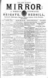 Surrey Mirror Saturday 28 May 1881 Page 1