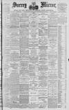 Surrey Mirror Saturday 28 March 1885 Page 1