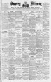 Surrey Mirror Saturday 29 January 1887 Page 1