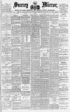 Surrey Mirror Saturday 26 November 1887 Page 1