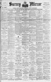 Surrey Mirror Saturday 16 January 1892 Page 1