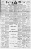 Surrey Mirror Saturday 20 February 1892 Page 1