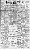 Surrey Mirror Saturday 27 February 1892 Page 1