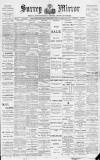 Surrey Mirror Saturday 28 January 1893 Page 1