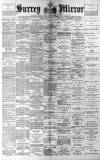 Surrey Mirror Friday 25 January 1895 Page 1