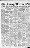 Surrey Mirror Friday 22 February 1929 Page 1