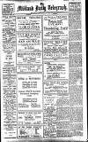 Coventry Evening Telegraph Monday 08 February 1926 Page 1