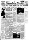 Coventry Evening Telegraph Monday 26 September 1938 Page 1