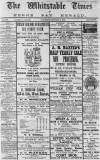 Whitstable Times and Herne Bay Herald Saturday 02 February 1901 Page 1