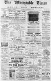 Whitstable Times and Herne Bay Herald Saturday 05 September 1903 Page 1