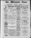 Whitstable Times and Herne Bay Herald Saturday 02 January 1909 Page 1