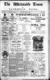 Whitstable Times and Herne Bay Herald Saturday 01 March 1913 Page 1