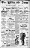 Whitstable Times and Herne Bay Herald Saturday 17 January 1920 Page 1