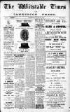 Whitstable Times and Herne Bay Herald Saturday 12 June 1920 Page 1