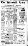 Whitstable Times and Herne Bay Herald Saturday 25 December 1920 Page 1