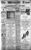 Whitstable Times and Herne Bay Herald Saturday 25 June 1921 Page 1