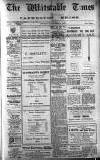 Whitstable Times and Herne Bay Herald Saturday 15 October 1921 Page 1