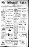Whitstable Times and Herne Bay Herald Saturday 14 January 1922 Page 1